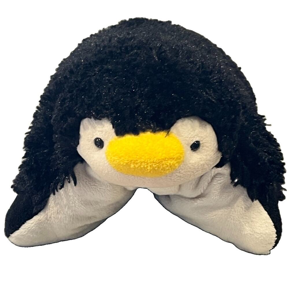 Y2K 2010 Playful Penguin Pee-Wee Pillow Pet Plush Stuffed Animal 10 Inches